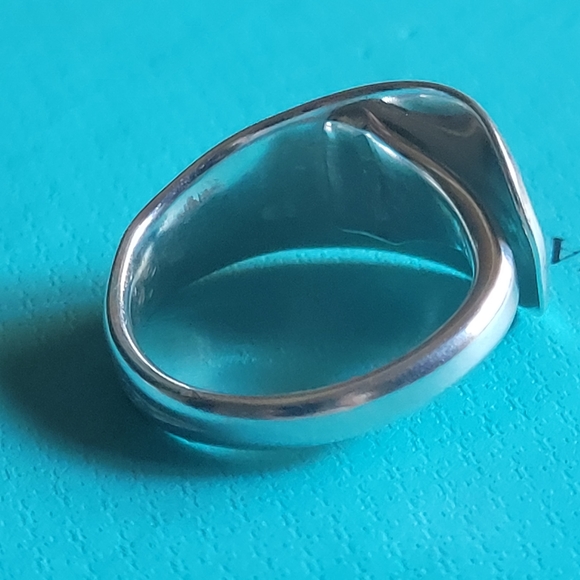 1870 Tiffany & Company Antique Ivy Spoon Ring in Sterling Silver #41 size 10 - Picture 10 of 13